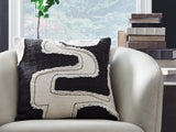 Veerbank Black/Beige Pillow (Set of 4) by Ashley at Eve Furniture