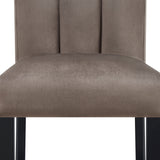 Vega Black/Brown Counter Height Chair (Set of 2) by Crown Mark at Eve Furniture