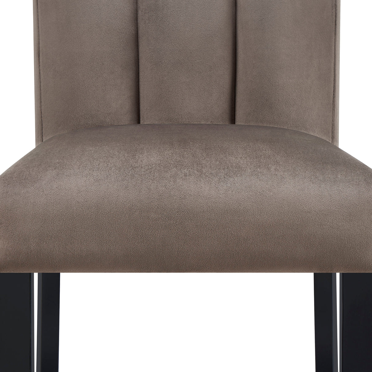 Vega Black/Brown Counter Height Chair (Set of 2) by Crown Mark at Eve Furniture