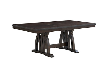 Vega Deep Brown Dining Room Set by Cosmos Furniture at Eve Furniture