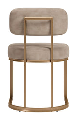 Velar Beige & Bronze Dining Chair (Set of 2) by Zuomod at Eve Furniture