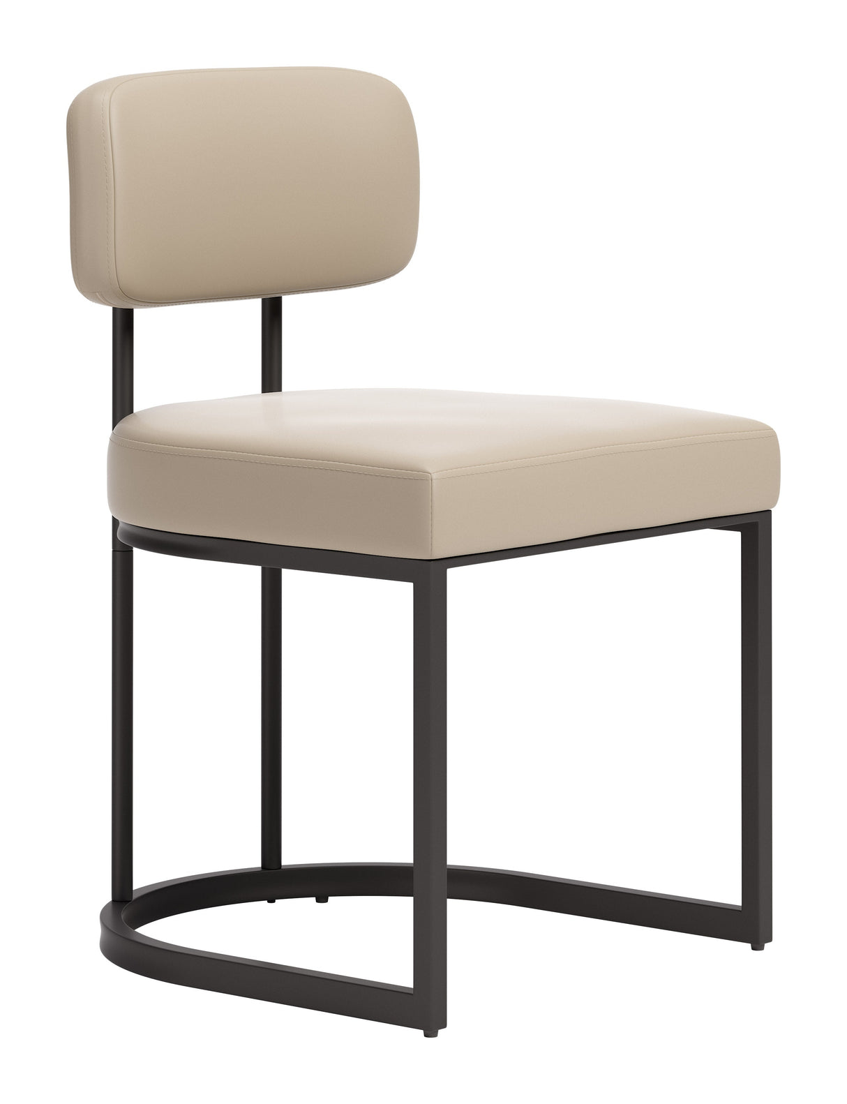 Velar Beige & Gray Dining Chair (Set of 2) by Zuomod at Eve Furniture