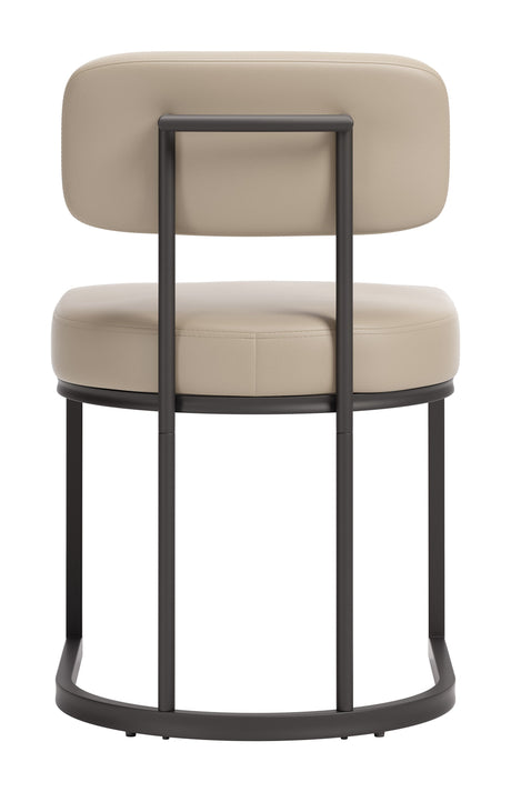 Velar Beige & Gray Dining Chair (Set of 2) by Zuomod at Eve Furniture