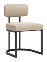 Velar Beige & Gray Dining Chair (Set of 2) by Zuomod at Eve Furniture