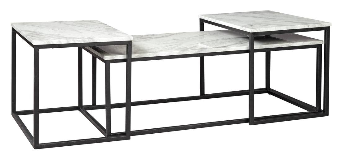 Vellora Gray/ Black Occasional Tables