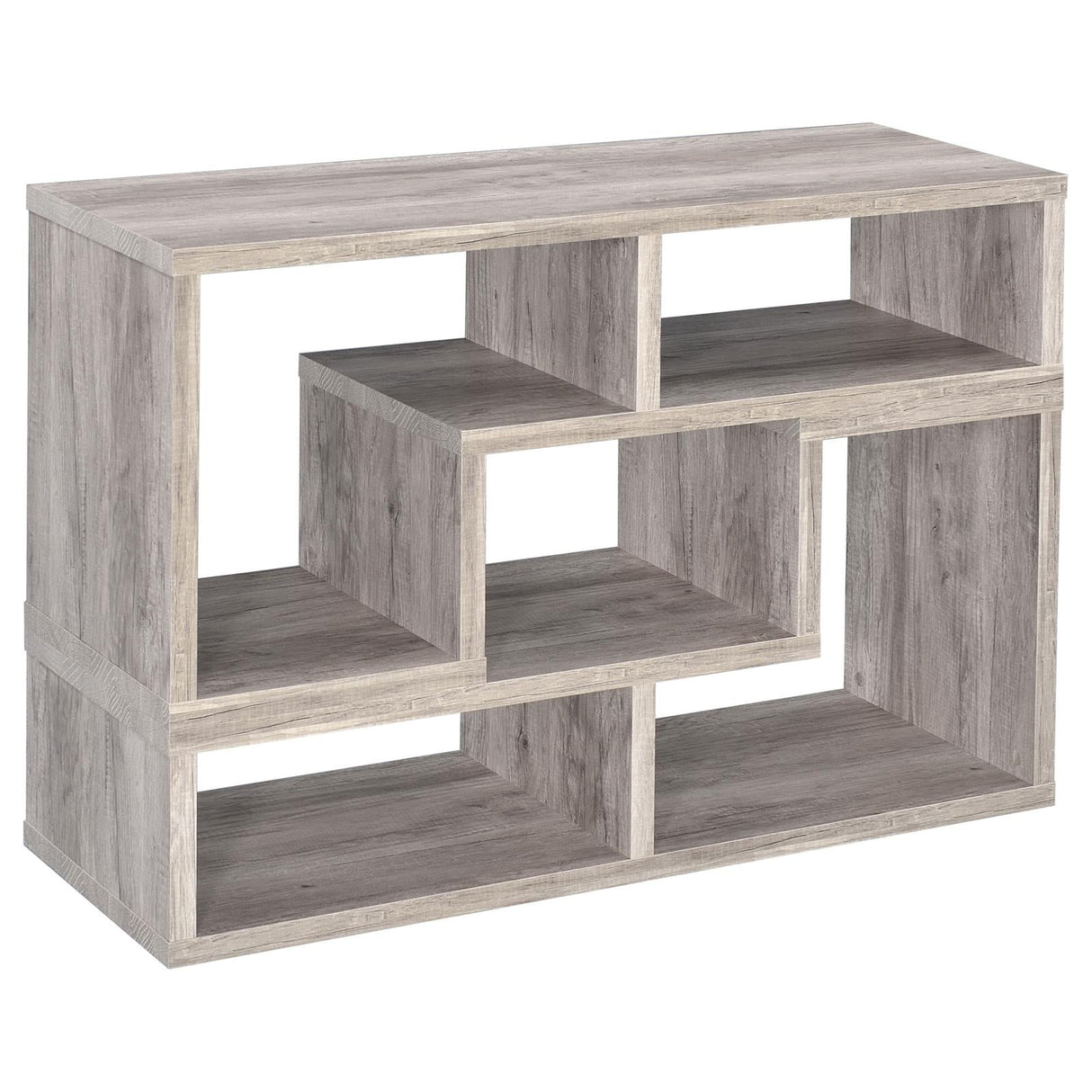 Velma Convertable Bookcase/TV Console Gray Driftwood