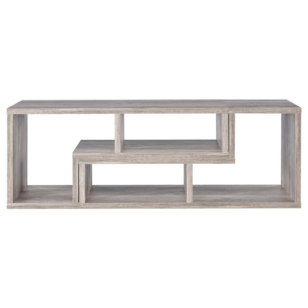 Velma Convertable Bookcase/TV Console Gray Driftwood