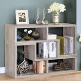 Velma Convertable Bookcase/TV Console Gray Driftwood