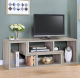 Velma Convertable Bookcase/TV Console Gray Driftwood