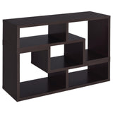 Velma Convertible TV Console/Bookcase Cappuccino