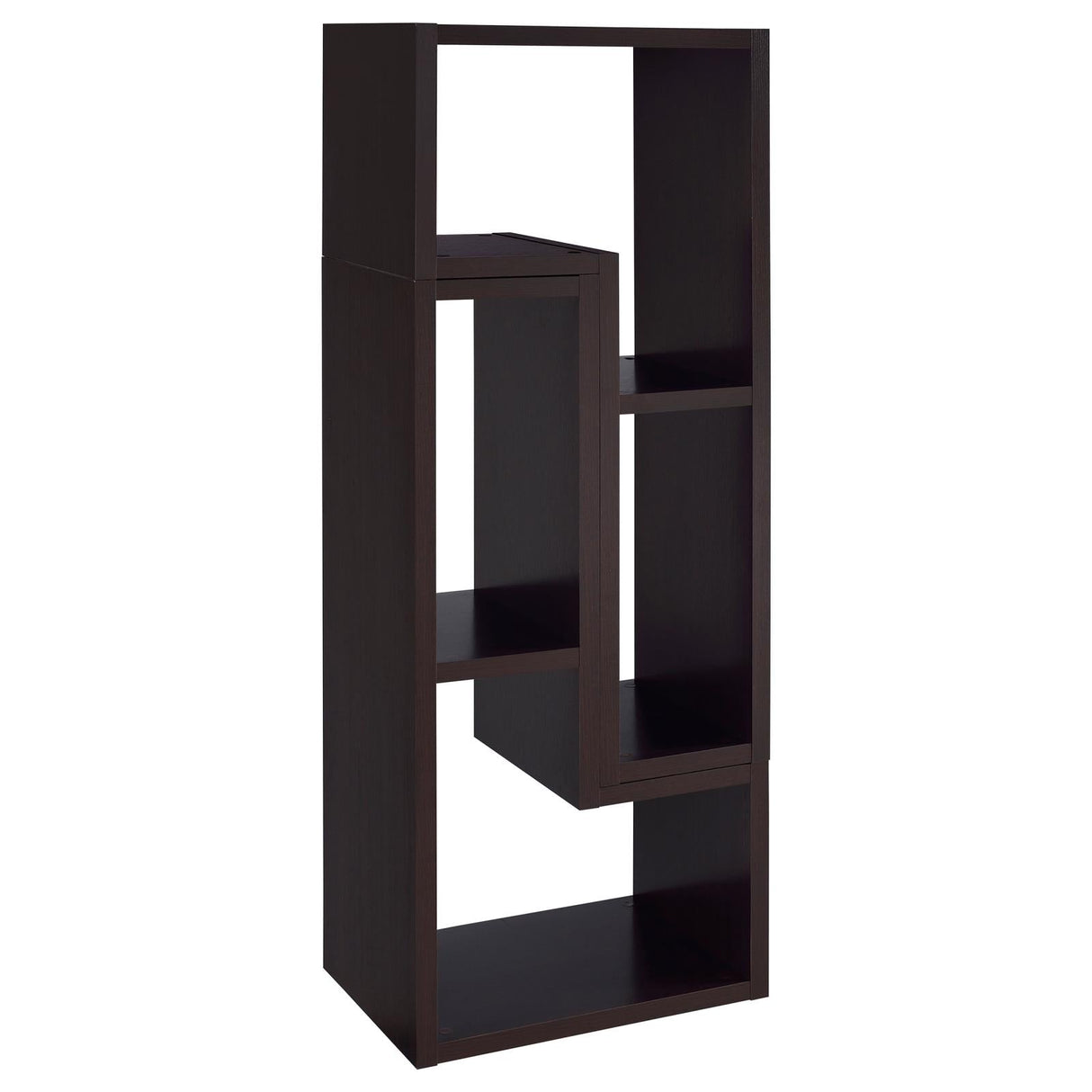 Velma Convertible TV Console/Bookcase Cappuccino