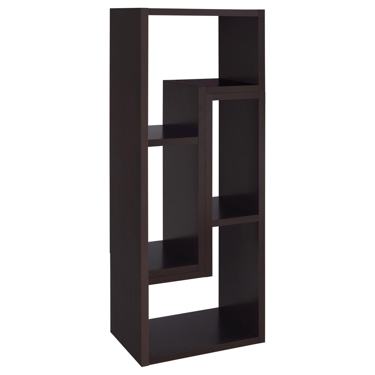 Velma Convertible TV Console/Bookcase Cappuccino