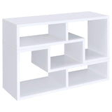 Velma Convertible TV Console/Bookcase White