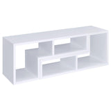 Velma Convertible TV Console/Bookcase White