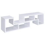 Velma White Convertible TV Console/Bookcase by Coaster at Eve Furniture