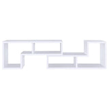 Velma White Convertible TV Console/Bookcase by Coaster at Eve Furniture