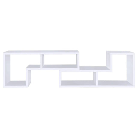Velma White Convertible TV Console/Bookcase by Coaster at Eve Furniture