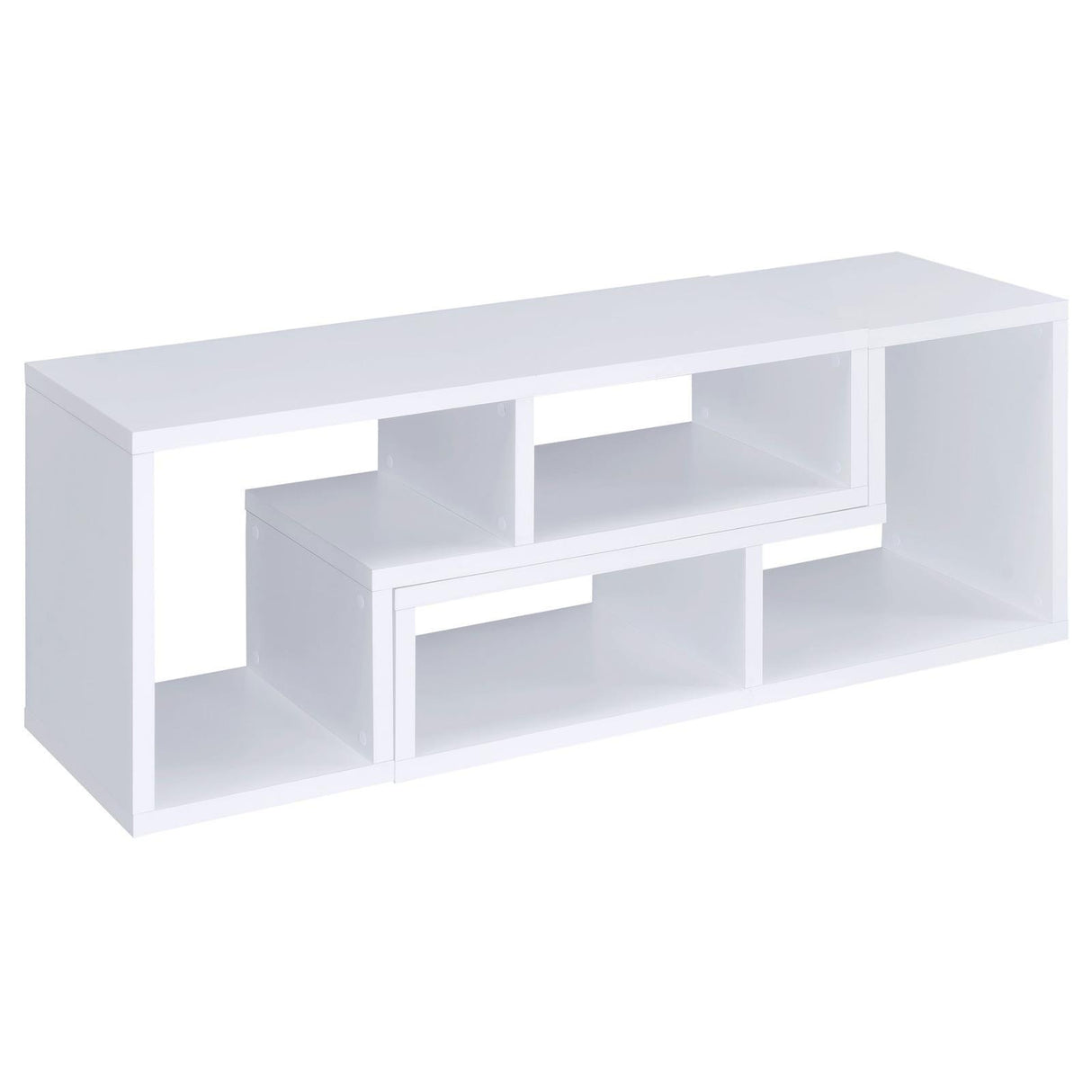 Velma White Convertible TV Console/Bookcase by Coaster at Eve Furniture