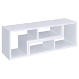 Velma White Convertible TV Console/Bookcase by Coaster at Eve Furniture
