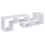 Velma White Convertible TV Console/Bookcase by Coaster at Eve Furniture