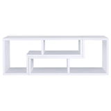 Velma White Convertible TV Console/Bookcase by Coaster at Eve Furniture
