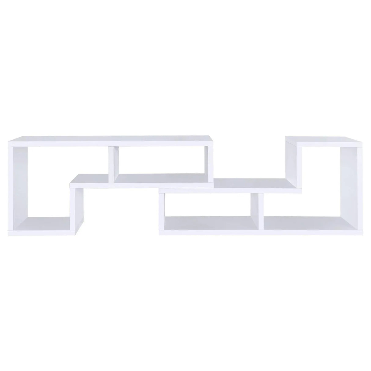 Velma White Convertible TV Console/Bookcase by Coaster at Eve Furniture