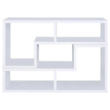 Velma White Convertible TV Console/Bookcase by Coaster at Eve Furniture