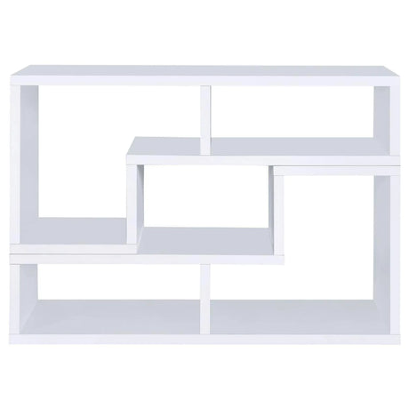 Velma White Convertible TV Console/Bookcase by Coaster at Eve Furniture