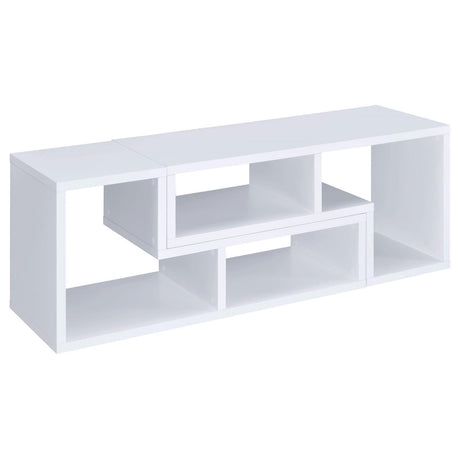 Velma White Convertible TV Console/Bookcase by Coaster at Eve Furniture