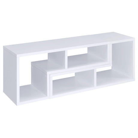 Velma White Convertible TV Console/Bookcase by Coaster at Eve Furniture