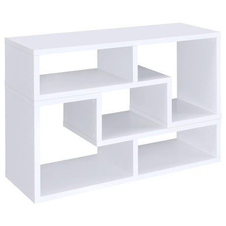 Velma White Convertible TV Console/Bookcase by Coaster at Eve Furniture