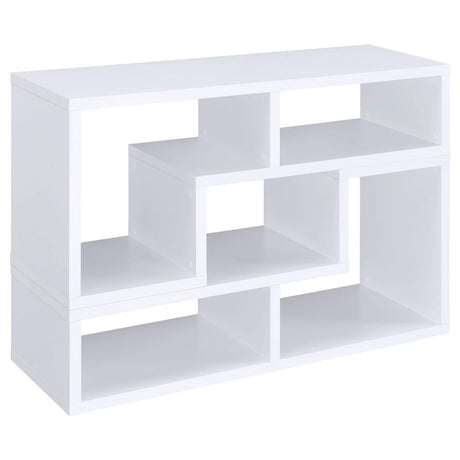 Velma White Convertible TV Console/Bookcase by Coaster at Eve Furniture