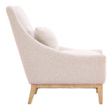 Velun Ivory Accent Chair by Zuomod at Eve Furniture