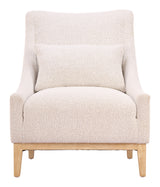 Velun Ivory Accent Chair by Zuomod at Eve Furniture