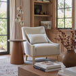 Velun Ivory Accent Chair by Zuomod at Eve Furniture
