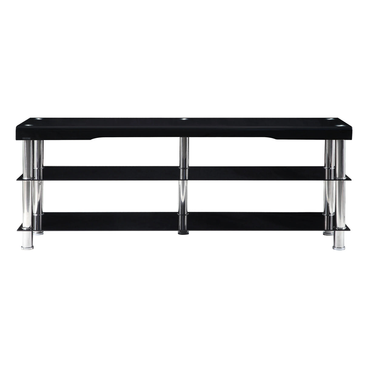 Velva Black Glass TV Stand by Homelegance at Eve Furniture