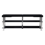 Velva Black Glass TV Stand by Homelegance at Eve Furniture