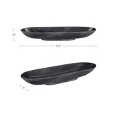 Venetia Black Marble Tray by MOES at Eve Furniture