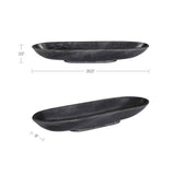 Venetia Black Marble Tray by Moe's Home at Eve Furniture