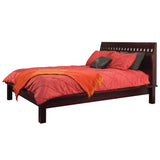Veneto Wood Queen Platform Bed in Espresso by Modus Furniture at Eve Furniture