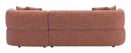 Venezia Brown Chaise Sectional by Zuomod at Eve Furniture