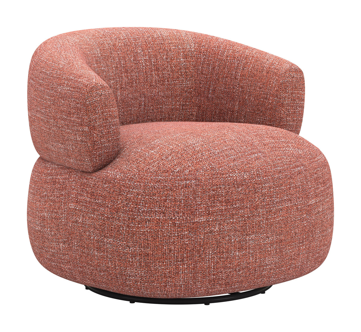Venezia Brown Swivel Chair by Zuomod at Eve Furniture