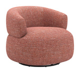 Venezia Brown Swivel Chair by Zuomod at Eve Furniture