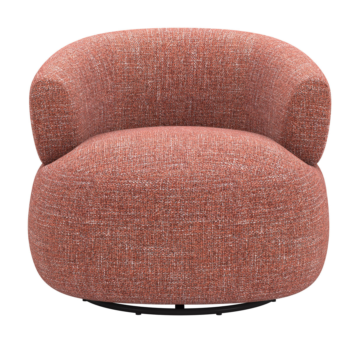 Venezia Brown Swivel Chair by Zuomod at Eve Furniture