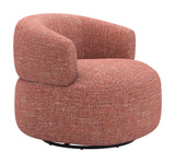 Venezia Brown Swivel Chair by Zuomod at Eve Furniture