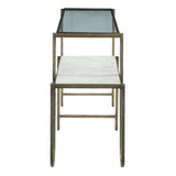 Venice 50" Nesting Console Table with Marble and Glass by Home Trends & Design at Eve Furniture