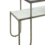 Venice 50" Nesting Console Table with Marble and Glass by Home Trends & Design at Eve Furniture