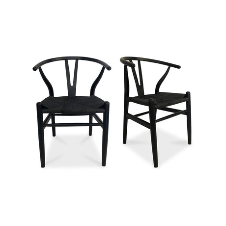 Ventana Black Dining Chair (Set of 2) by MOES at Eve Furniture