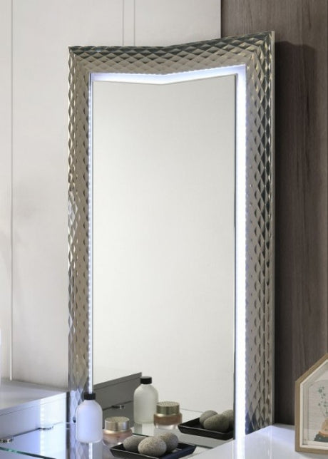 Ventnor Gray Vanity w/ Stool by Furniture of America at Eve Furniture
