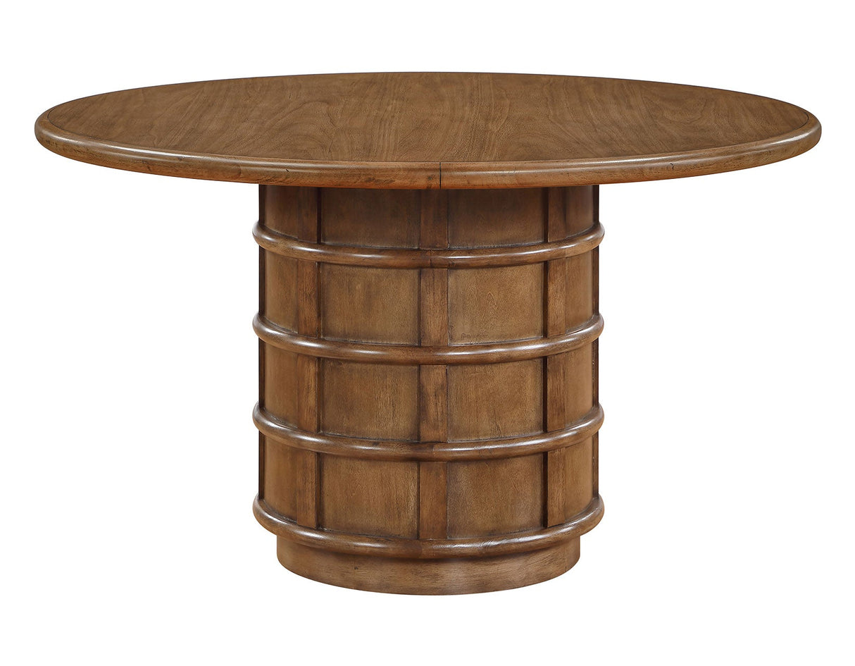 Ventura Brown Round Dining Room Set by Steve Silver at Eve Furniture